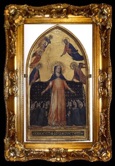 framed  unknow artist Virgin and the saints, ta009-2